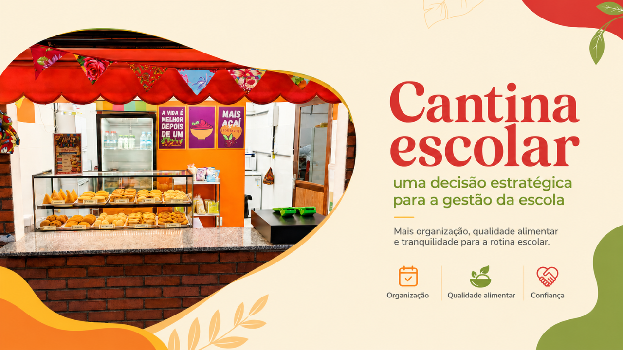 Cantina escolar prática para escolas no RJ