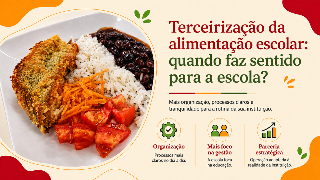 Terceirização da alimentação escolar: quando fazer?