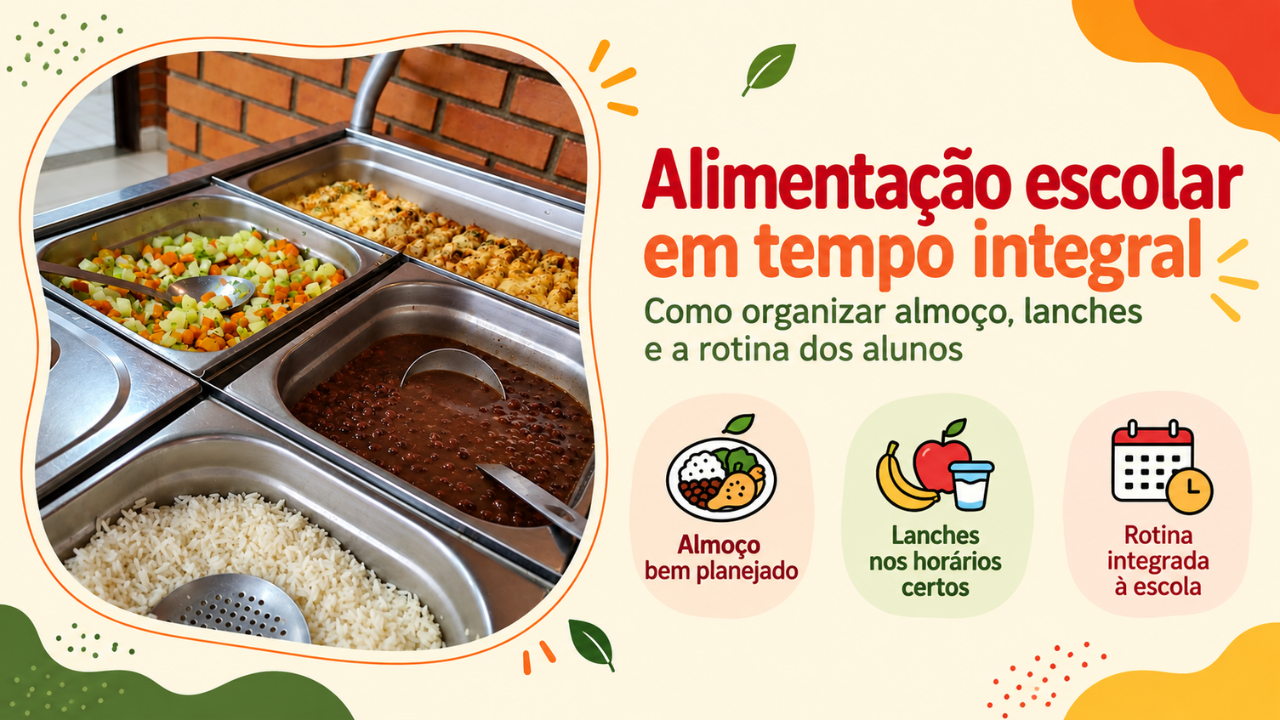 Alimentação escolar em tempo integral